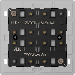 Jung LS42911ST KNX Tastsensor-Modul Universal, 1fach, F40, Secure, Serie LS LS 4291 1ST