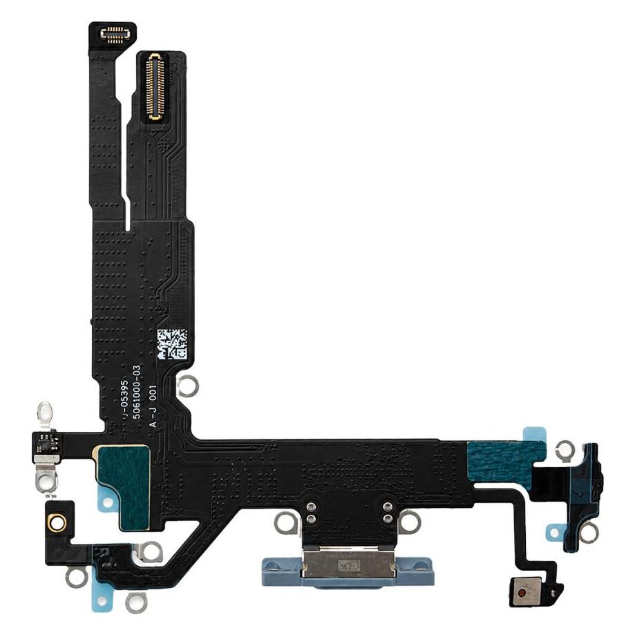 OEM Ladeanschluss-Flexkabel für iPhone 17, Nebelblau (Apple iPhone 17) (70576102)