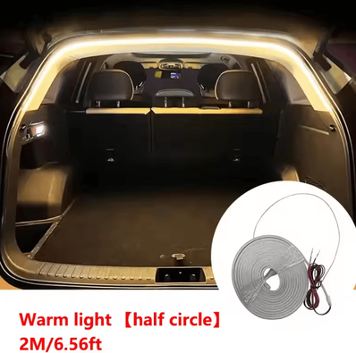 Uplift Curations Car Trunk LED Light Strip High Brightness Ambient Tailgate Lighting With Automatic Sensing And Wireless Installation 2m Warm Light
