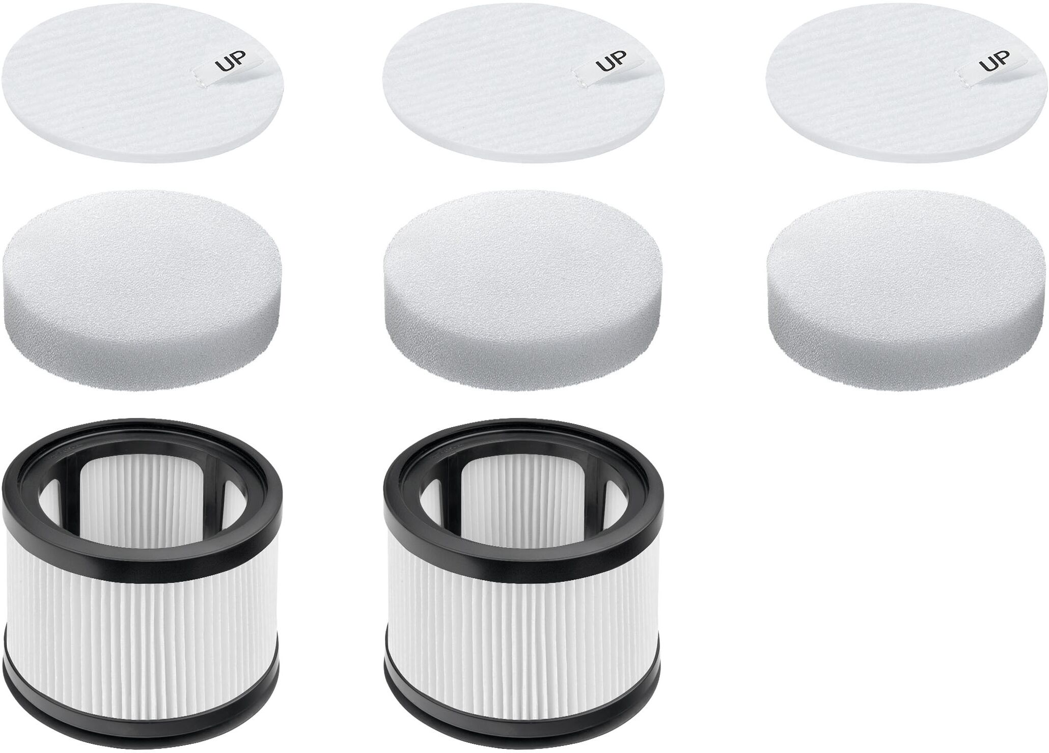 LEVOIT Filter-Set, weiss (weiß), Filterkartuschen, 99,99% HEPA-Effizienz für Allergiker und Haustierbesitzer, Filter-Set weiß Einheitsgröße