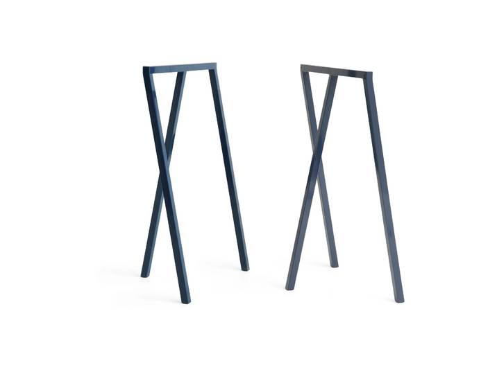 HAY Pied de cadre Loop Stand Frame 95 cm Lot de 2 Deep blue