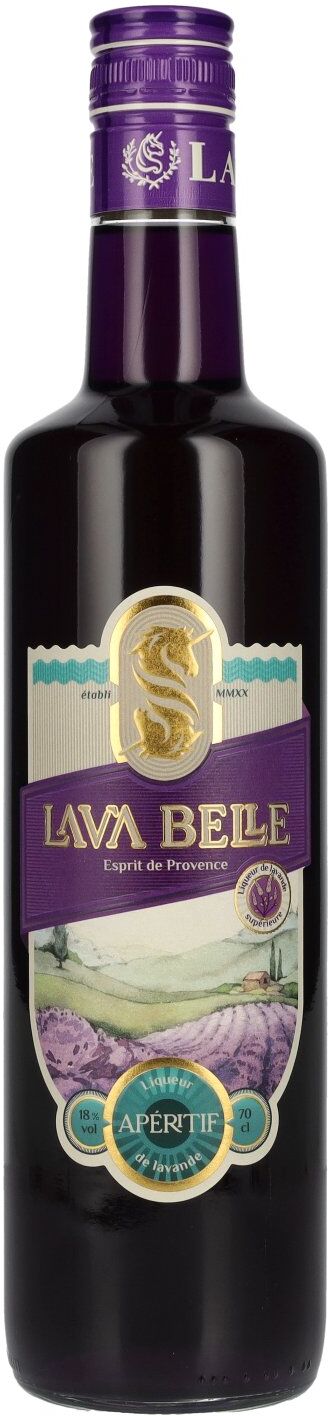 LAV'A BELLE Apéritif Liqueur de Lavande 18% Vol. 0,7l
