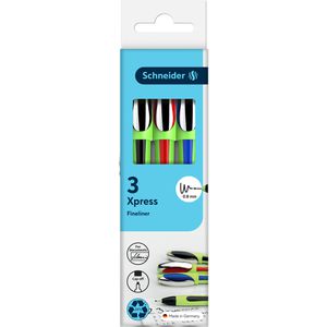 Schneider Xpress Fineliner 0.8mm 3er Etui