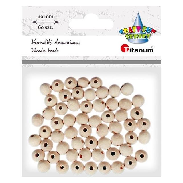 Titanum Runde Holzperlen 60 Stk (47816304)