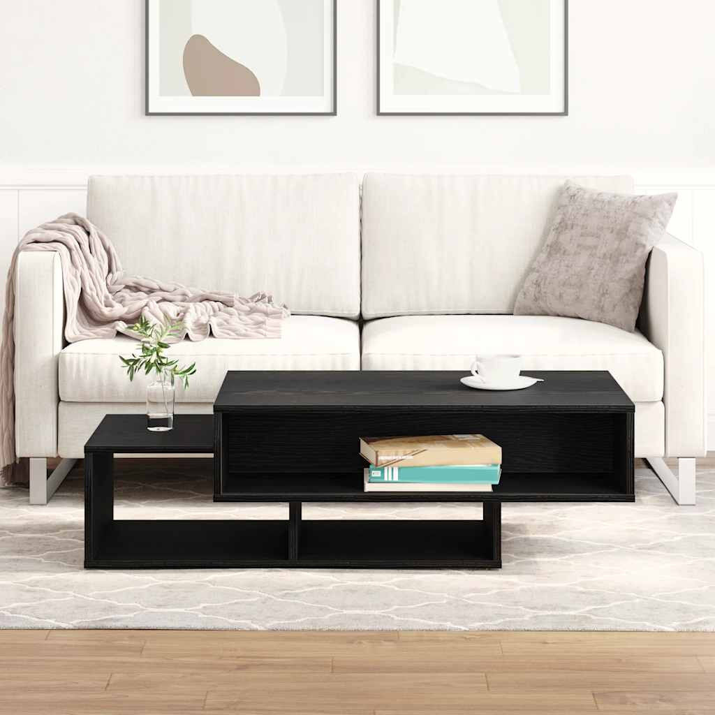 Metro Coffee Table Black Oak 32cm H X 105cm W X 55cm D