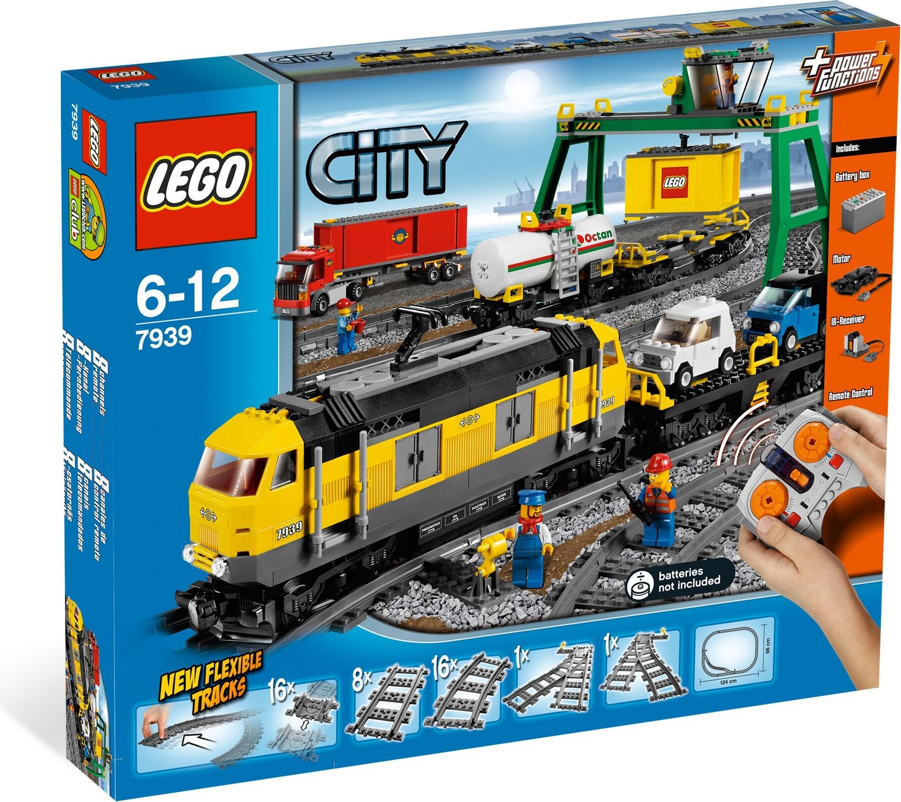 Lego City Eisenbahn Güterzug 839 Teile