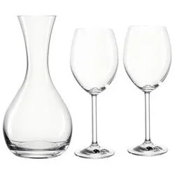 Montana Furniture Dekanterset 3tlg Pure, Weingläser, Transparent
