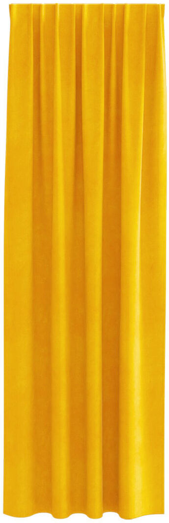 17 Stories Curtains Polyester 140Cm Sound-Absorbing Mustard 140cm Width x 245cm Drop