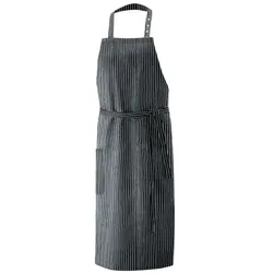 Latzschürze XXL B 100 x L 100 cm, Fb. Nadelstreifen : Nadelstreifen : 100% Baumwolle 230 g/m2 (11)