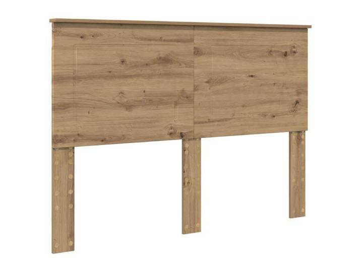 Tête de lit moderne - - Chêne artisanal - Bois d'ingénierie - 143x7x100 cm - Facile à nettoyer - Montage simple