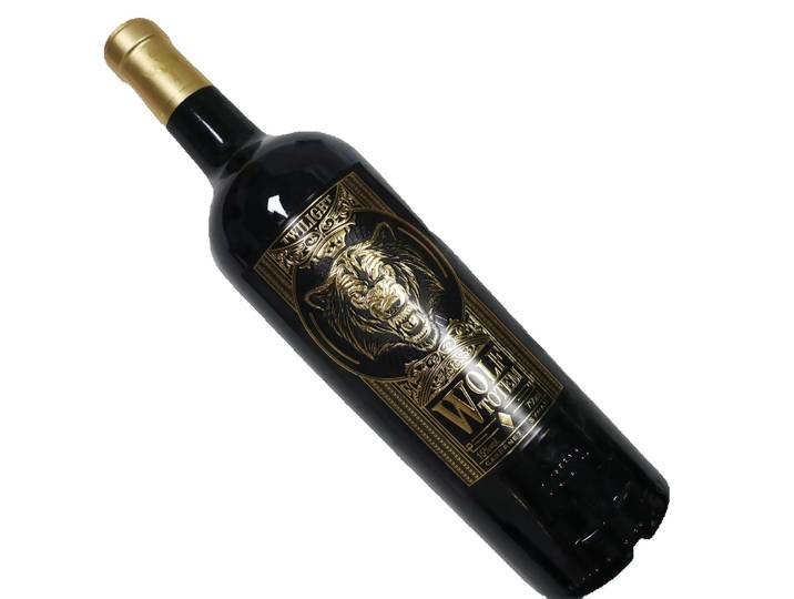 Autocollant personnalisable avec logo Étiquette adhésive imperméable en papier Pour bouteilles de vin et de bière, couleur métallique