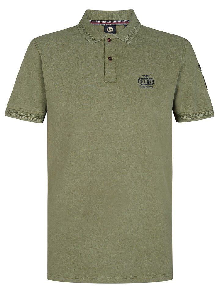 Petrol Industries Poloshirt in Grün - L