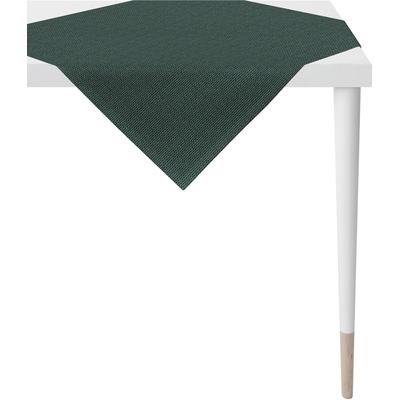 Mitteldecke APELT "1104 Loft Style, Jacquard", blau (petrol, schwarz, natur), B:85cm L:85cm, Polyester, Viskose, Tischdecken, Mitteldecke