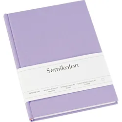 Uni Classic Notizbuch A5, lila, gepunktet