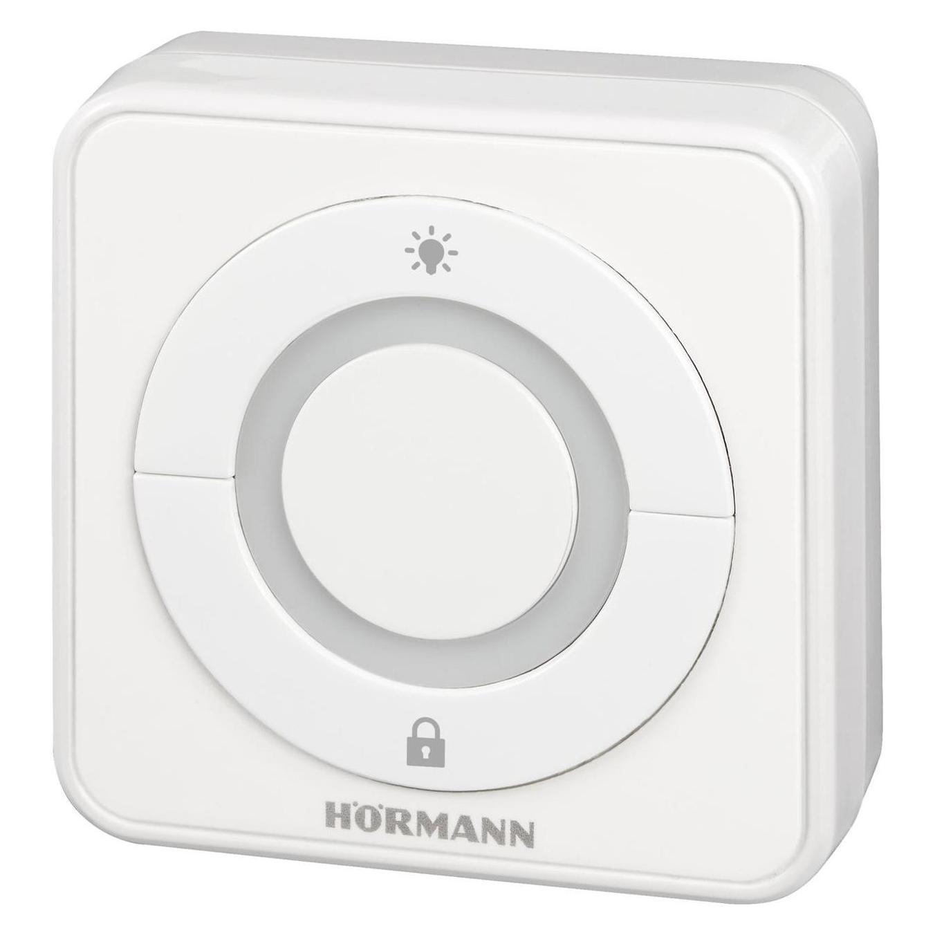 Hörmann Drucktaster, Innentaster IT3b-1 für Garagentorantrieb, Tasten beleuchtet (4511647)