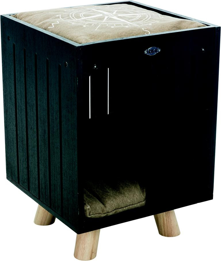TRIXIEHEIMTIERBEDARF BE NORDIC Kuschelhöhle Alva 36x51x36 cm, anthrazit/sand 16898731