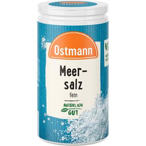 Ostmann Salz Meersalz, im Streuer, feines Meersalz, 90 g