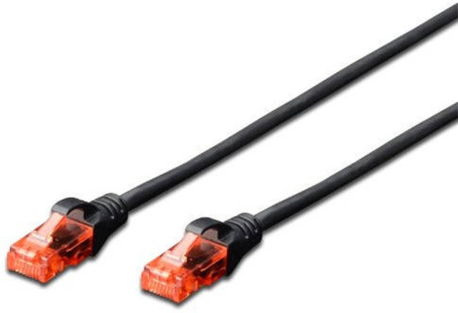 CABO REDE EWENT CAT6 1.0MT PRETO