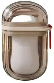 Uplifted Goods Travel Portable Soap Box With Drainable Lid coffee 1pc