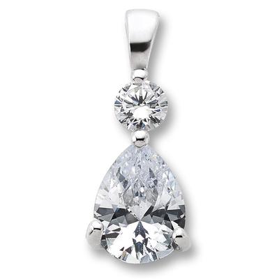 Kettenanhänger ONE ELEMENT "Zirkonia Anhänger aus 925 Silber", silber, Schmuckanhänger, Damen, mit Zirkonia, Silber 925 (Sterlingsilber), Kettenanhänger, Bedeutungsvoll & zeitlos – ein Begleiter mit Persönlichkeit