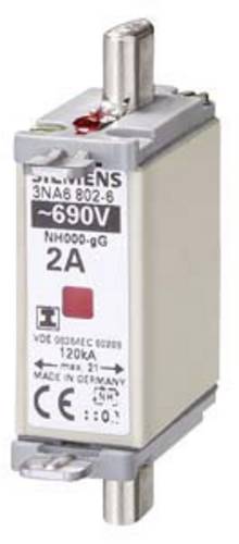 Siemens 3NA68026 Sicherungseinsatz Sicherungsgröße = 0 2A 690V 3St.