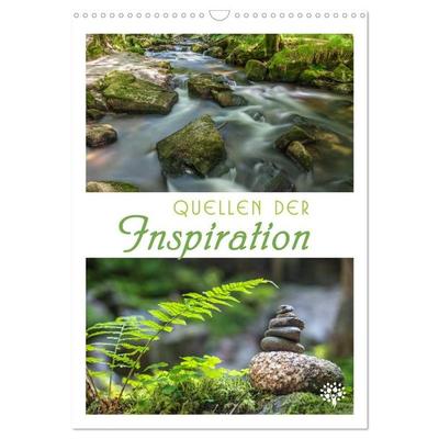 Quellen der Inspiration (Wandkalender 2027 DIN A3 hoch), CALVENDO Monatskalender