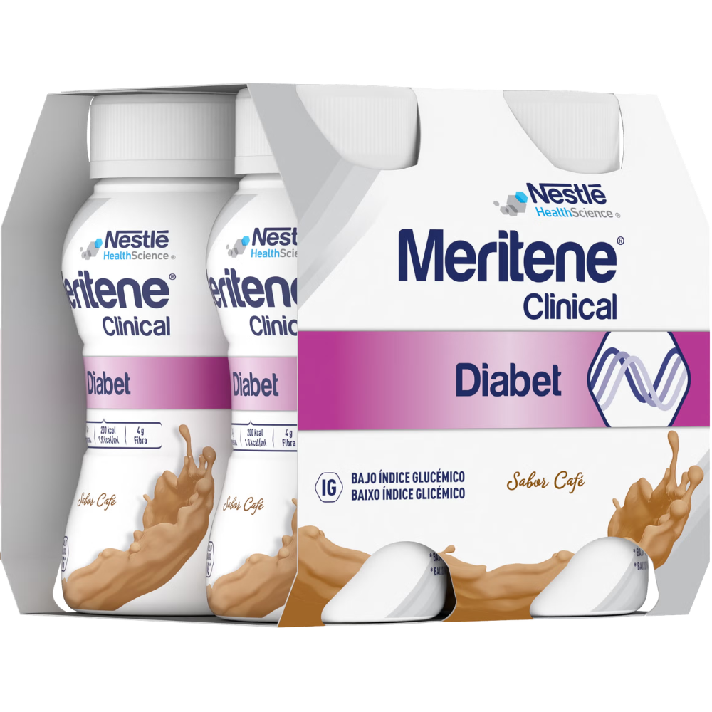 Resource Meritene Clinical Diabet, complemento alimenticio 4x200mL Coffee