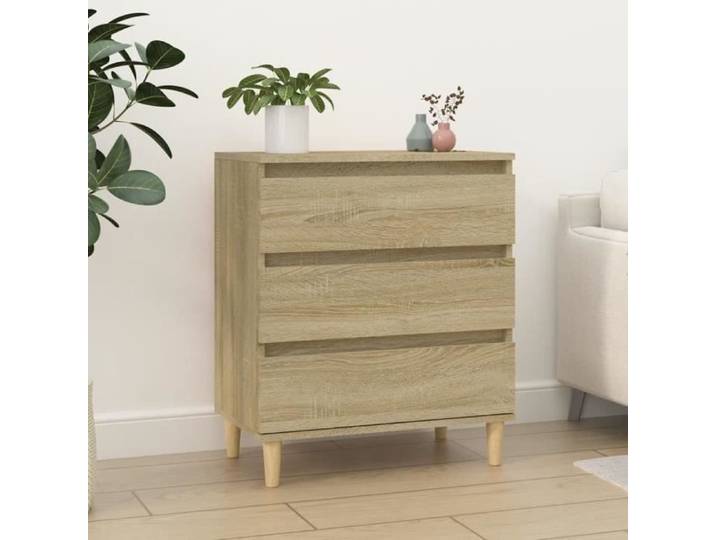 823043 Buffet Chêne sonoma 60x35x70 cm Bois d'ingénierie