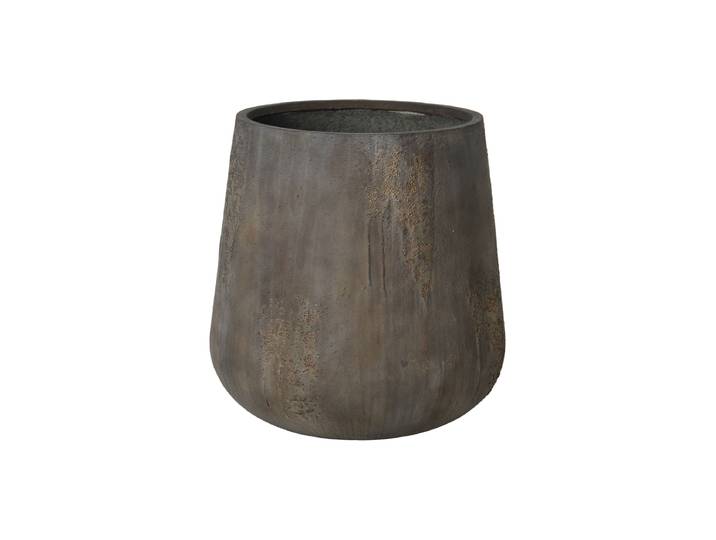 Hochwertiger In-/Outdoor Blumentopf „Oyster Pax“ Imperial Brown Pottery Pots