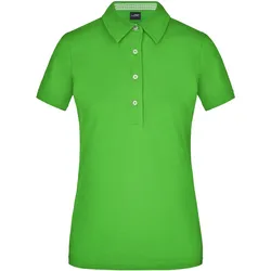 Damen Plain Polo-Shirt "JN969" - M - lime/lime-white
