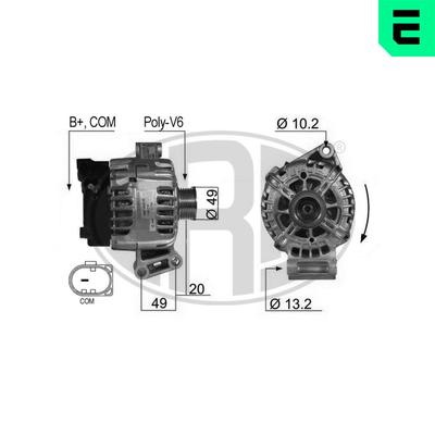 ERA Generator Gentor 210430a für Ford (CHANGAN) Volvo ASIA & OCEANIA