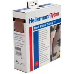 HellermannTyton, Schrumpfschlauch, WarmschrumpfschlauchbraunRolle (5x)