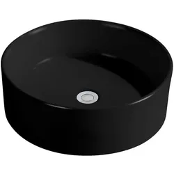 Beitz & Walz AqvaCeramica Aufsatzwaschtisch 460 x 160 mm - mattschwarz -