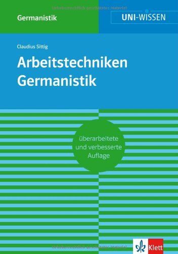 Claudius Sittig - Arbeitstechniken Germanistik - Preis vom 10.10.2026 11:48:34 h