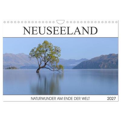 Neuseeland - Naturwunder am Ende der Welt (Wandkalender 2027 DIN A4 quer), CALVENDO Monatskalender