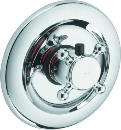 Kludi 1926 Fertigmontageset 517190520 chrom, Unterputz Thermostat, ohne Absperrventil