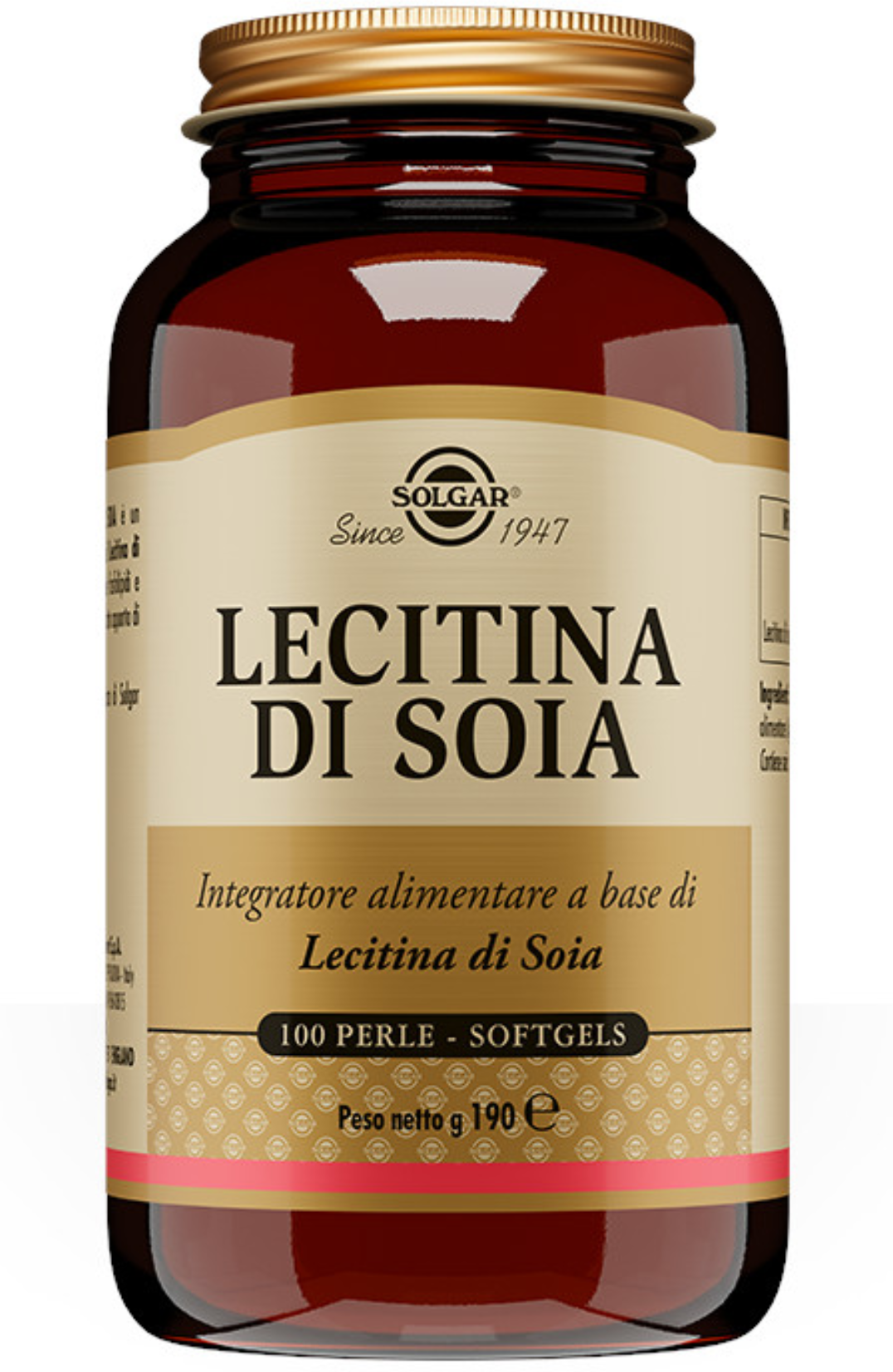 SOLGAR Lecitina Di Soia 100 Perle Softgels 