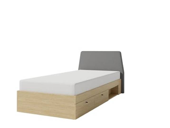 M Möbel-Direkt Deutschlands schnelle Möbel Jugendbett Ara Eukalyptus, Eiche, zum Jugendzimmer