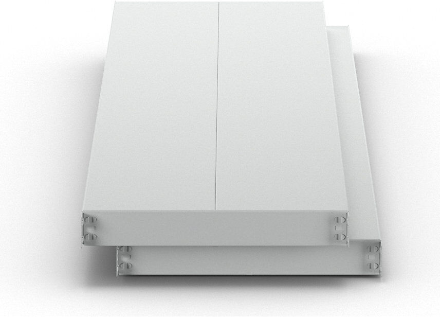 Stahlblechboden, VE 2 Stk, Tiefe 390 mm, Breite 1442 mm eurokraft basic