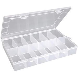 Hünersdorff Sortimentskasten PP-ECO Classic, 33,9 x 5,8 x 23,3cm, Kunststoff, mit 12 Fächern