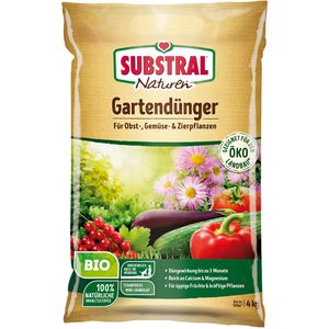 Substral Dünger Naturen Bio Gartendünger, Langzeitwirkung bis 90 Tage, 4 kg