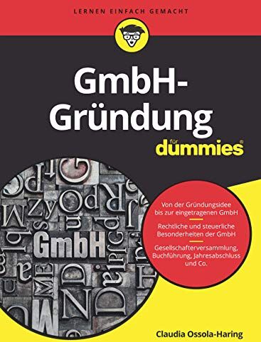 Claudia Ossola-Haring - GmbH-Gründung für Dummies - Preis vom 30.09.2026 09:01:18 h