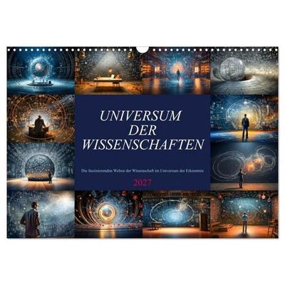 Universum der Wissenschaften (Wandkalender 2027 DIN A3 quer), CALVENDO Monatskalender