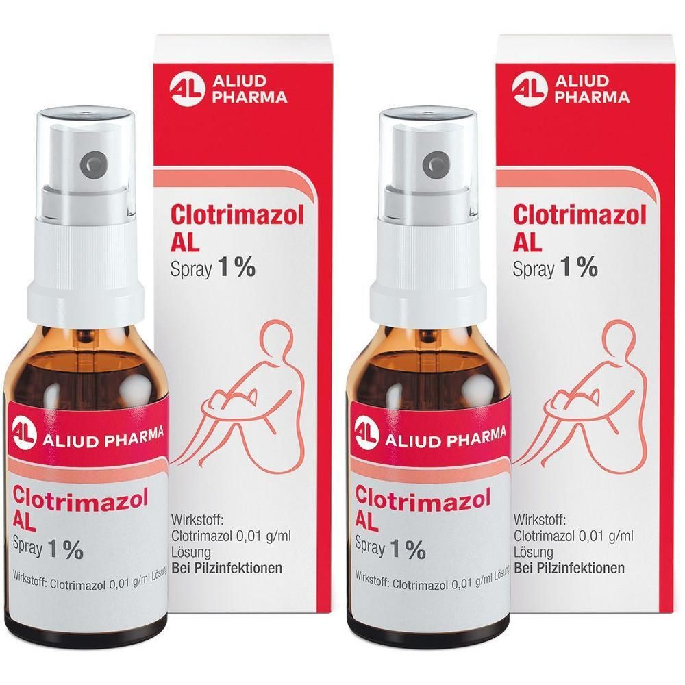 Clotrimazol AL Spray 1% 2x 2x30 ml