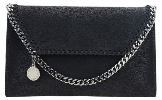 Stella McCartney Schultertasche aus Polyester in Schwarz