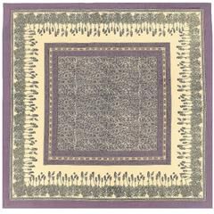 Couleur Nature Handmade Lavender Square Cotton Tablecloth
