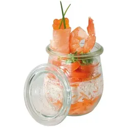 APS Weck-Glas/Einmachglas, Ø 7 cm, H: 8 cm mit Deckel, 12er Set