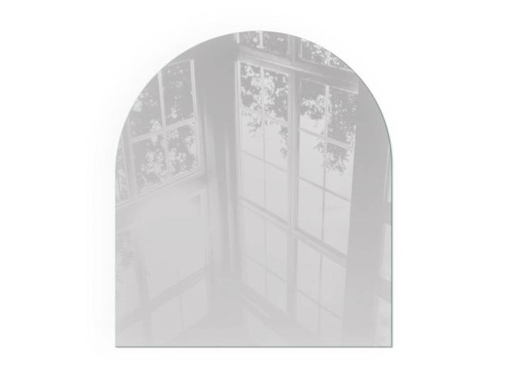 Tulup Kaminbodenplatte 80x70 cm - Farbe Grau, Glas, Rechteckig, 80x70x0.4 cm, Elektrogeräte, Heizgeräte, Elektrokamine