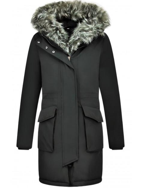 Gentile Bellini Lange parka jas met bontkraag - Winterjas