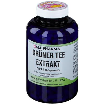 Grüner TEE Extrakt GPH Kapseln 360 St